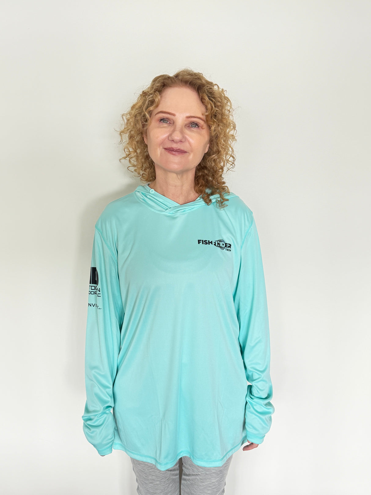fishfindertech make every cast count hooded fishing shirts
