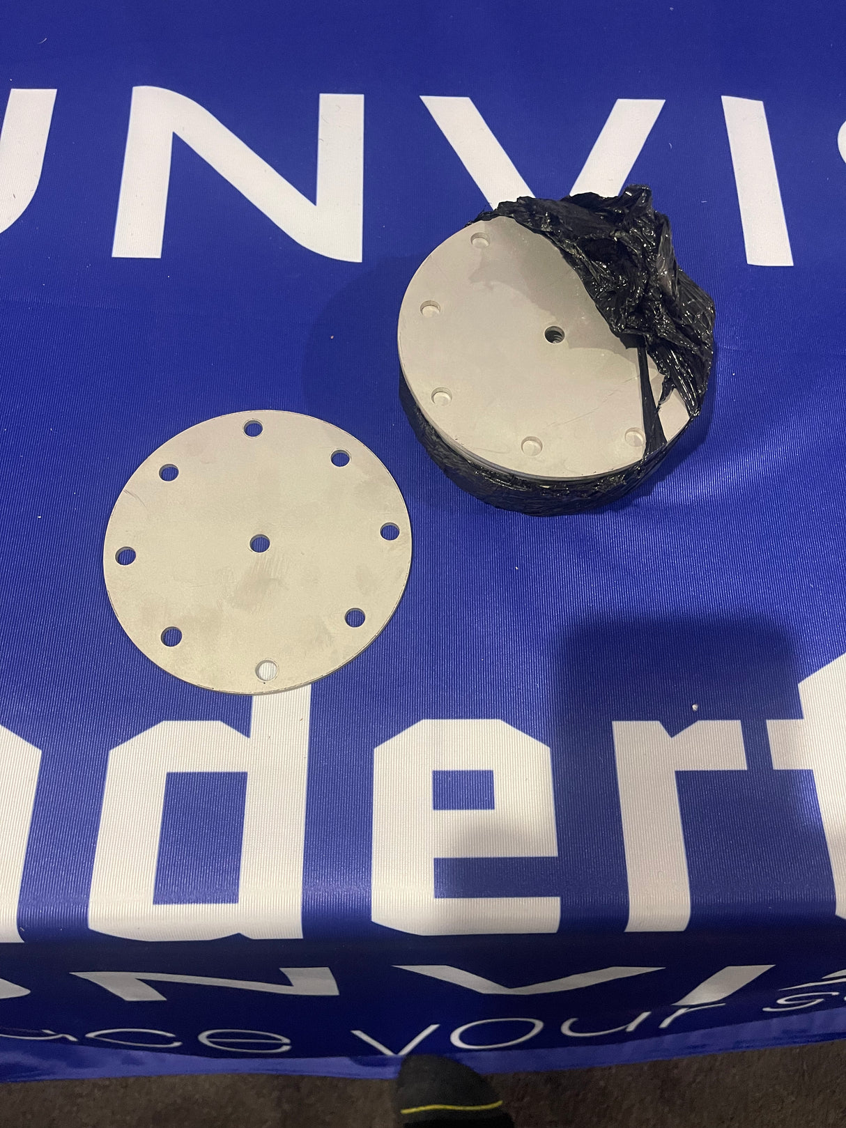 Beatdown 316 stainless backing plate /under deck