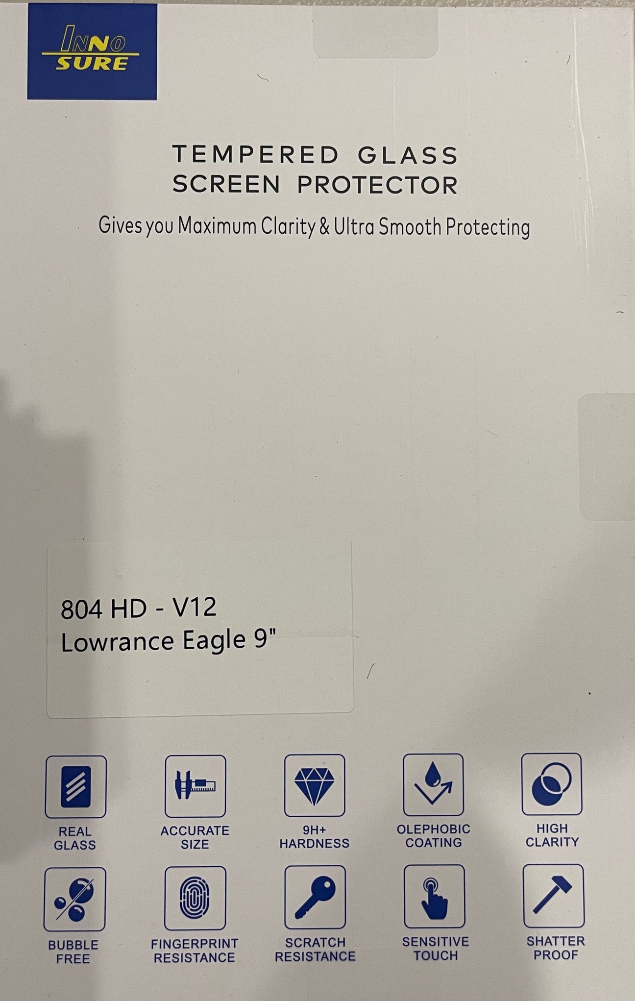 Lowrance Eagle 9 Screen Protector showing 44ca 364cf4c3cefe