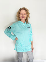 fishfindertech make every cast count hooded fishing shirts
