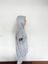 fishfindertech make every cast count hooded fishing shirts