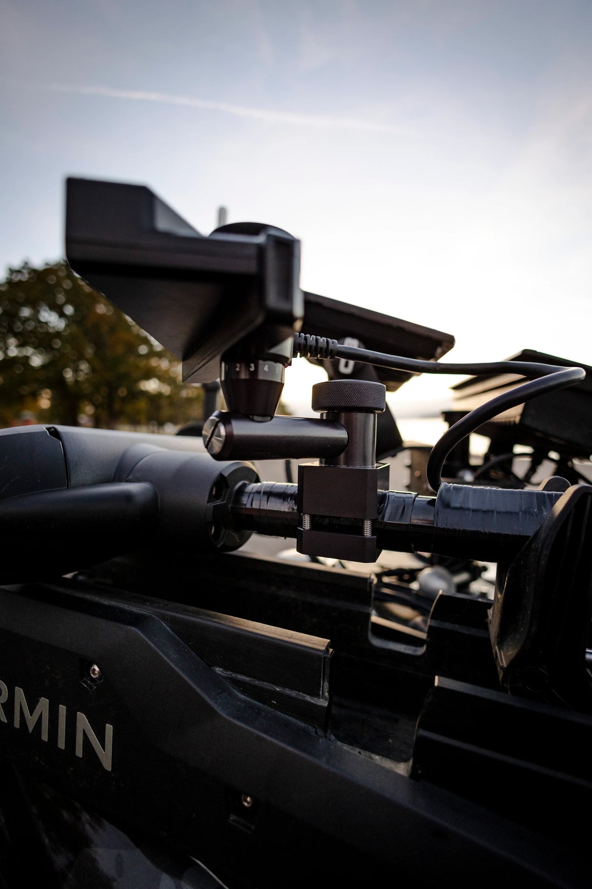 Beatdown zeroed in transducer mount