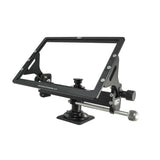 Angled front view of Garmin 9000 cradle on Ultimate Single Pole Short Mount