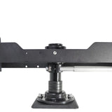 Close-up of Garmin 9000 Short Mount base, pole and adjustment hardware