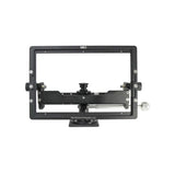 Straight front view of Garmin 9000 cradle with short mount and adjustment handle