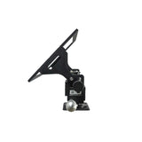 Side view of Garmin 9000 Short Mount with silver adjustment handle