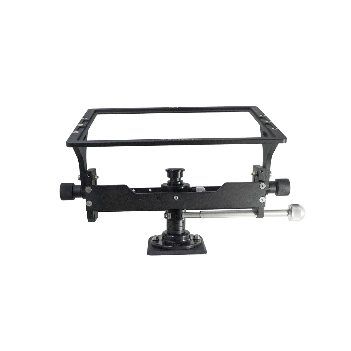 Garmin 9000 Single Pole Short Mount with front cradle frame and adjustment handle