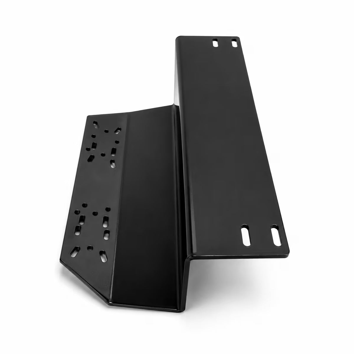 Top view of Pelican Light Plate showing mounting holes and raised bracket