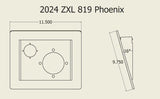 Leveling Plate - Phoenix 2024 ZXL 819 drawing